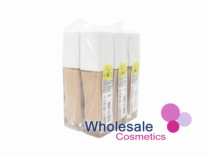 6 x Maybelline SuperStay Active Wear 30Hr Foundation Security Label - 02 NAKED IVORY